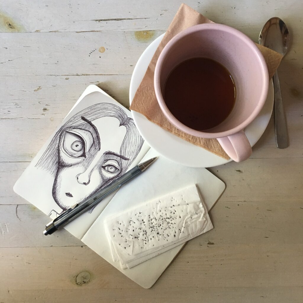A drawing from the Rushmore Family series